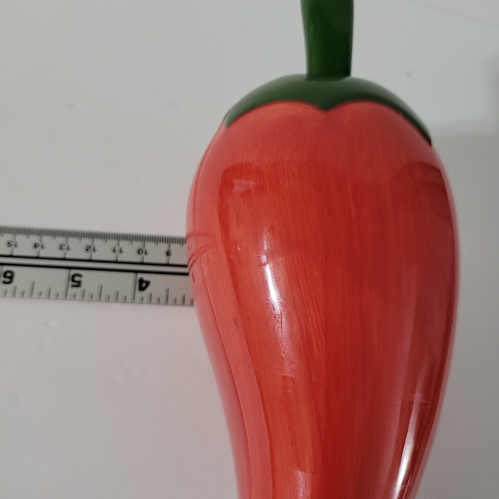 Chili Pepper Salsa Dip Bowl with Spoon - Picture 6 of 10